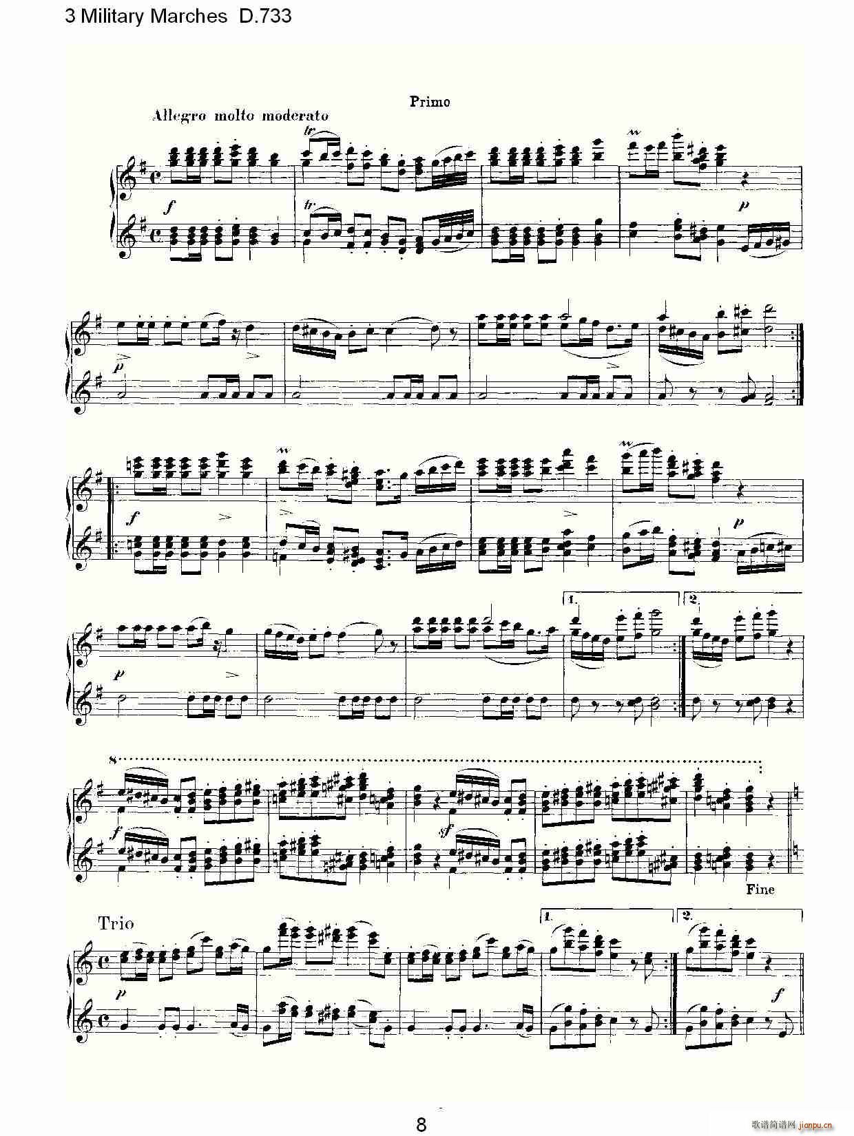 3 Military Marches D.733(ʮ�ּ�����)8