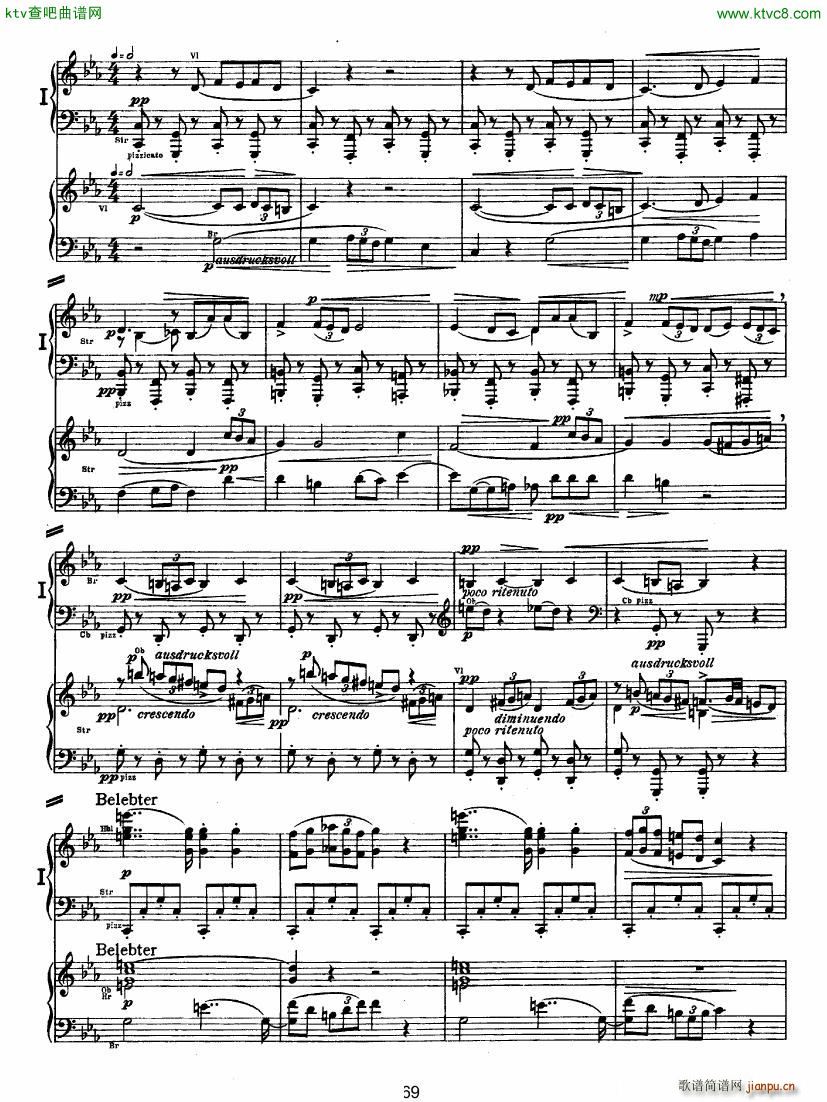 Bruckner Symphony No 4 4 hands arr ��(����V)18