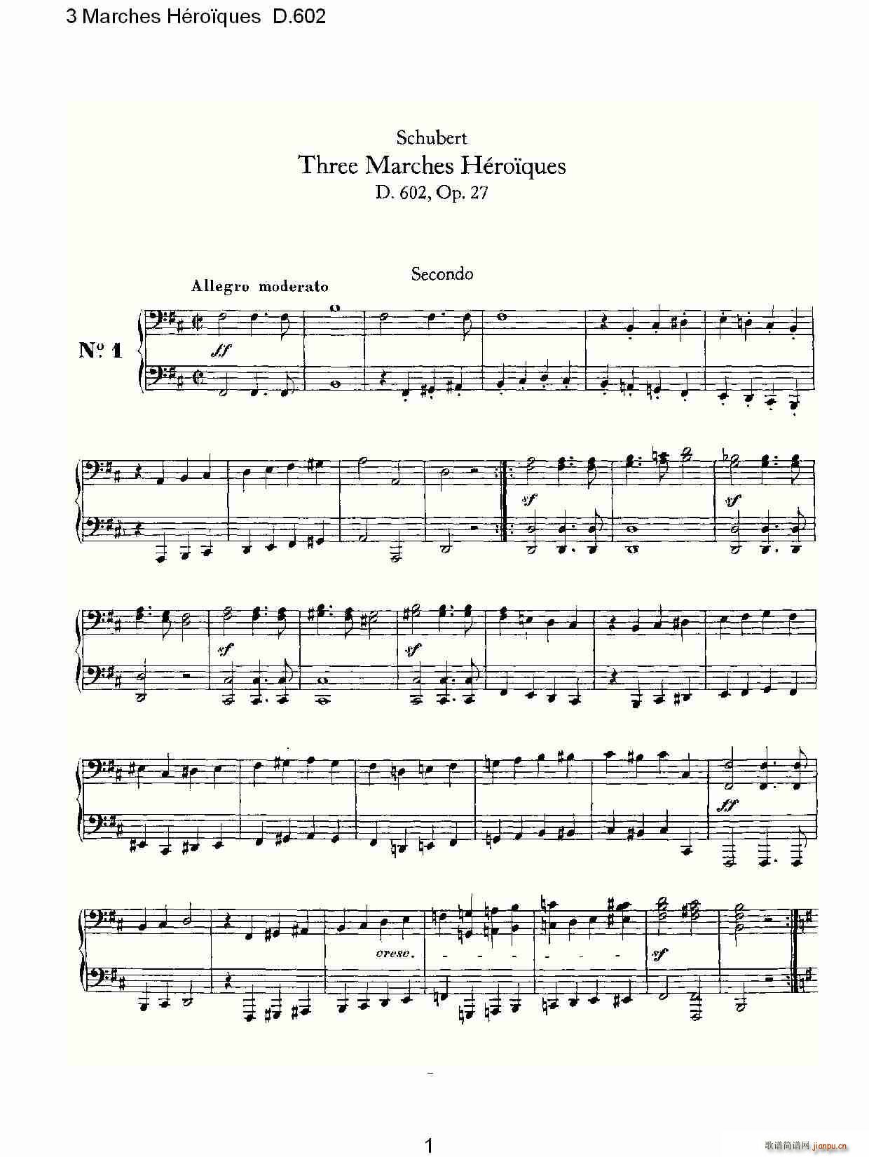 3 Marches H��ro?ques D.602(ʮ�ּ�����)1