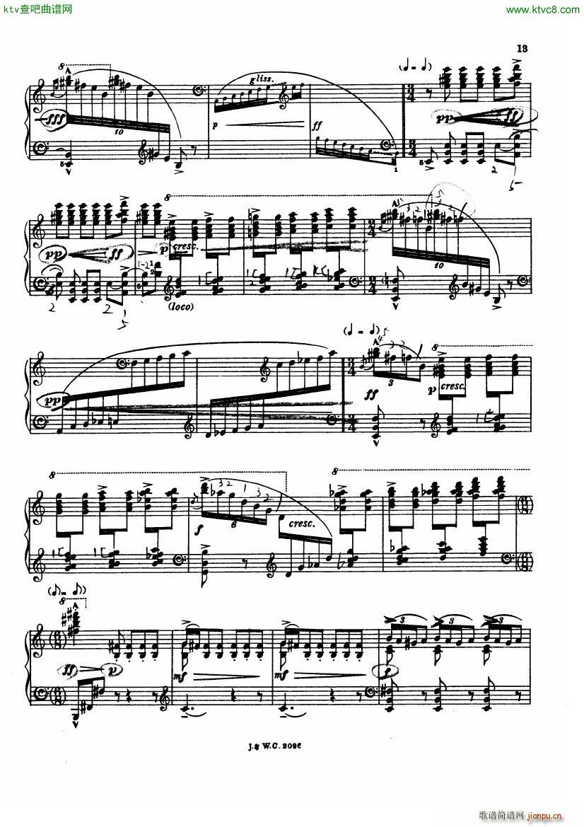 de Falla Fantasia baetica(����V)14