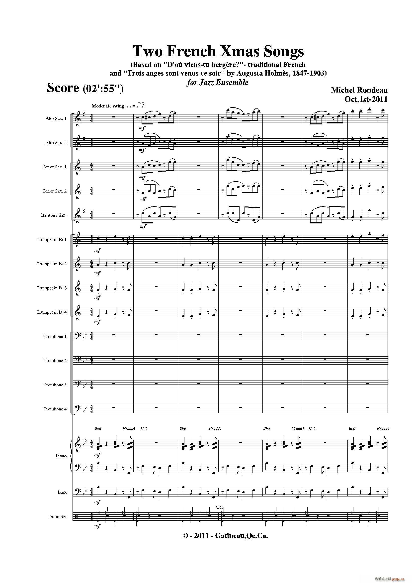 Two French Xmas Songs(���V)1