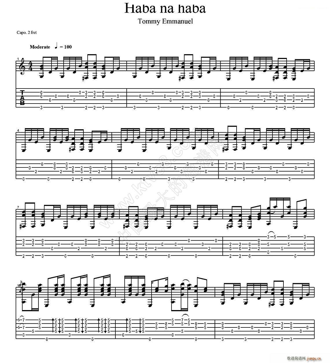 tommy emmanuel haba na haba ָ������(�����V)1