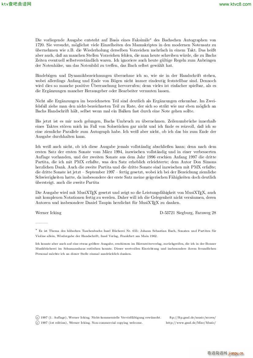 Bach JS BWV 1005 Sonata for Solo Violin in C(����V)21