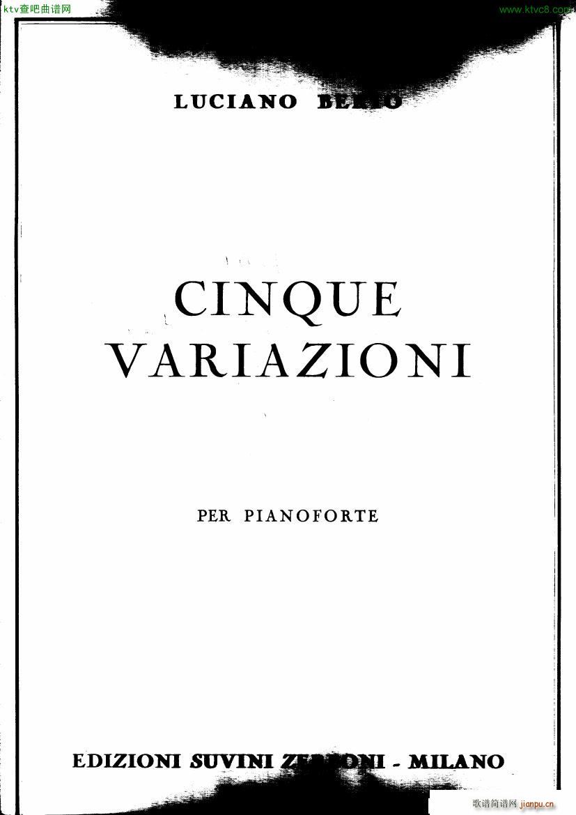 Berio Cinque Variazioni(����V)1