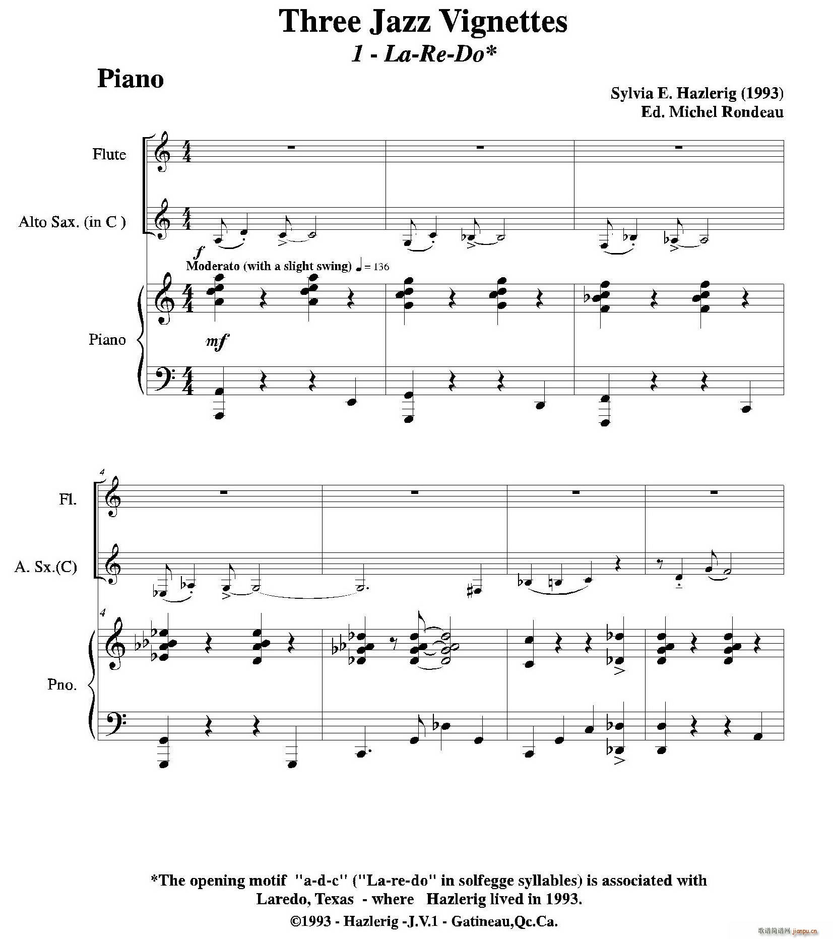 Three jazz vignettes ��һ��(l�� )�� ���������(����V)1