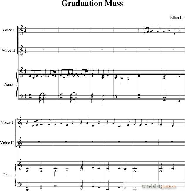 a song for Graduation Mass(����V)1