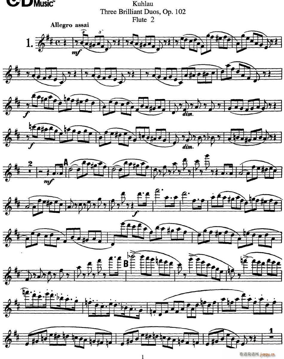 ����L(ch��ng)�Ѷ����ྚ������OP 102 Flute 2 NO 1(�Ѻ��V)1