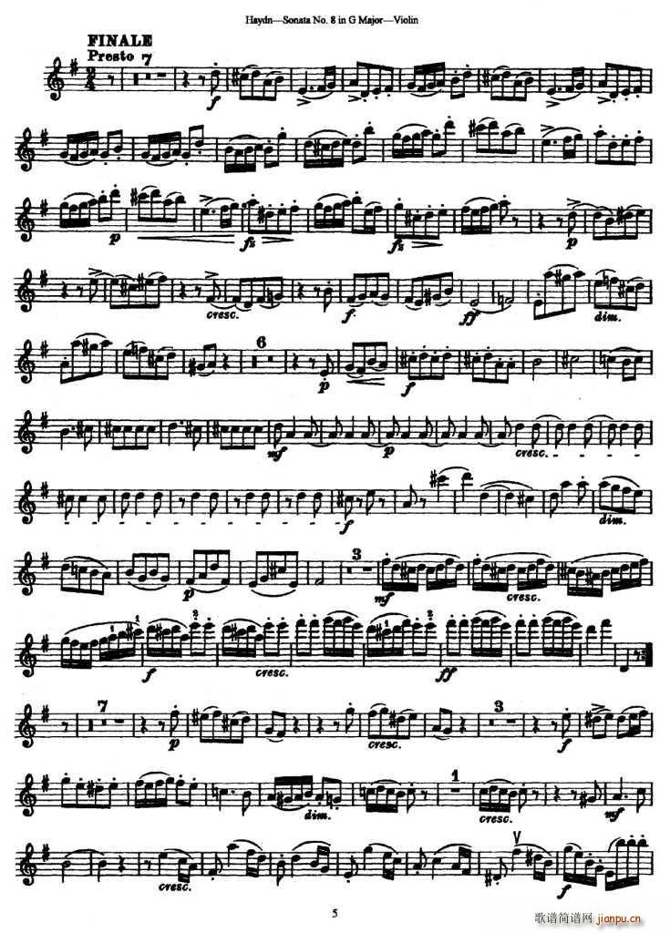 Soata No.8. in G Major(ʮ�ּ�����)5