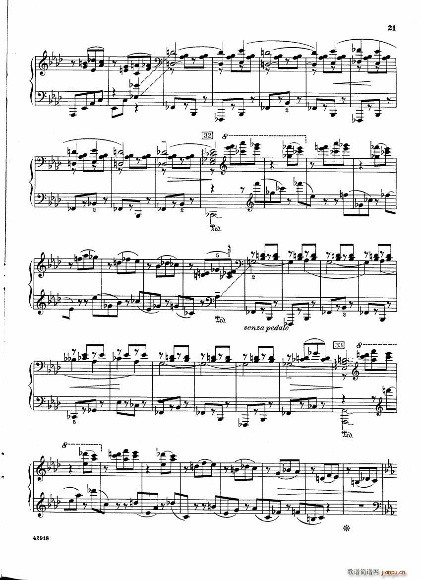 Barber op 28 Souvenirs piano solo(����V)21