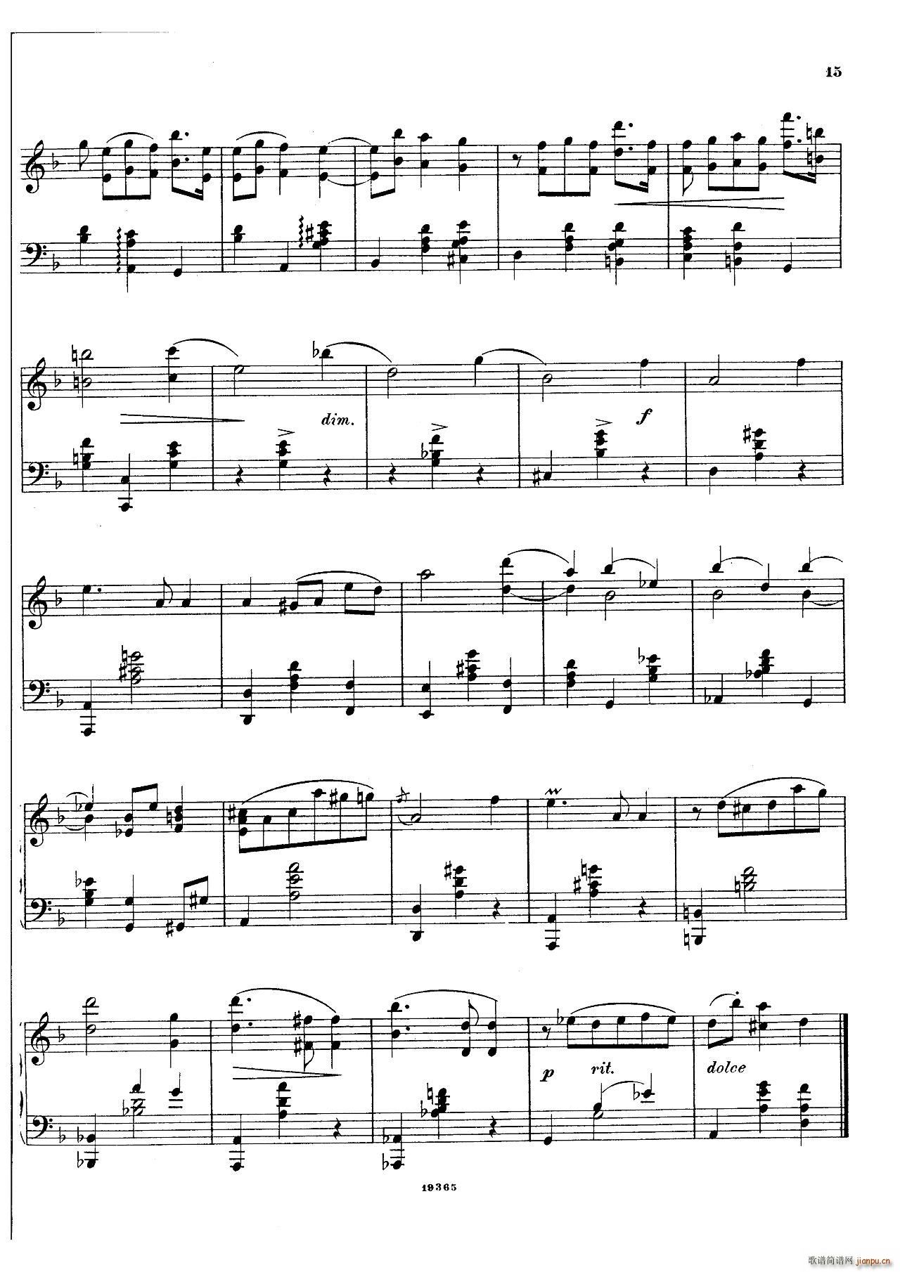 �� ��ķ��˹�� Landliche Tanzee Op 1 �l������(����V)14