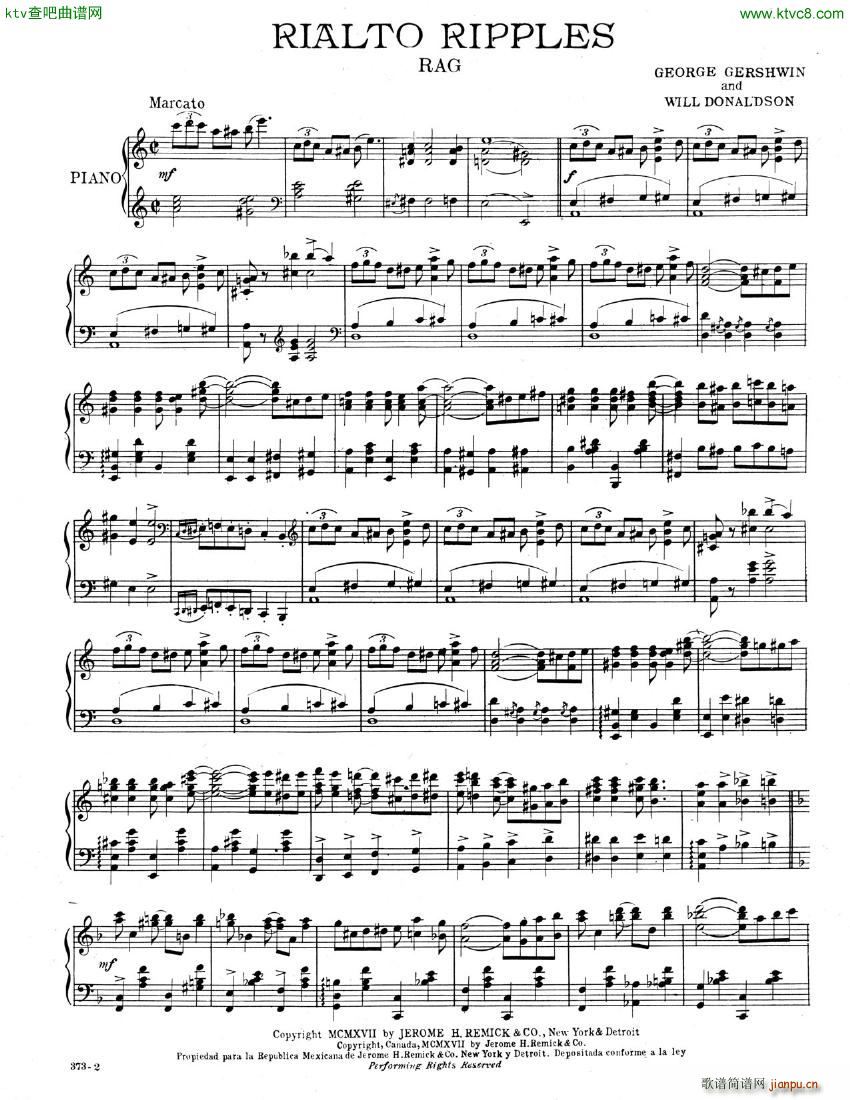 Gershwin Rialto Ripples Rag(����V)1