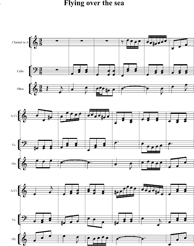 Flying over the sea(����V)1