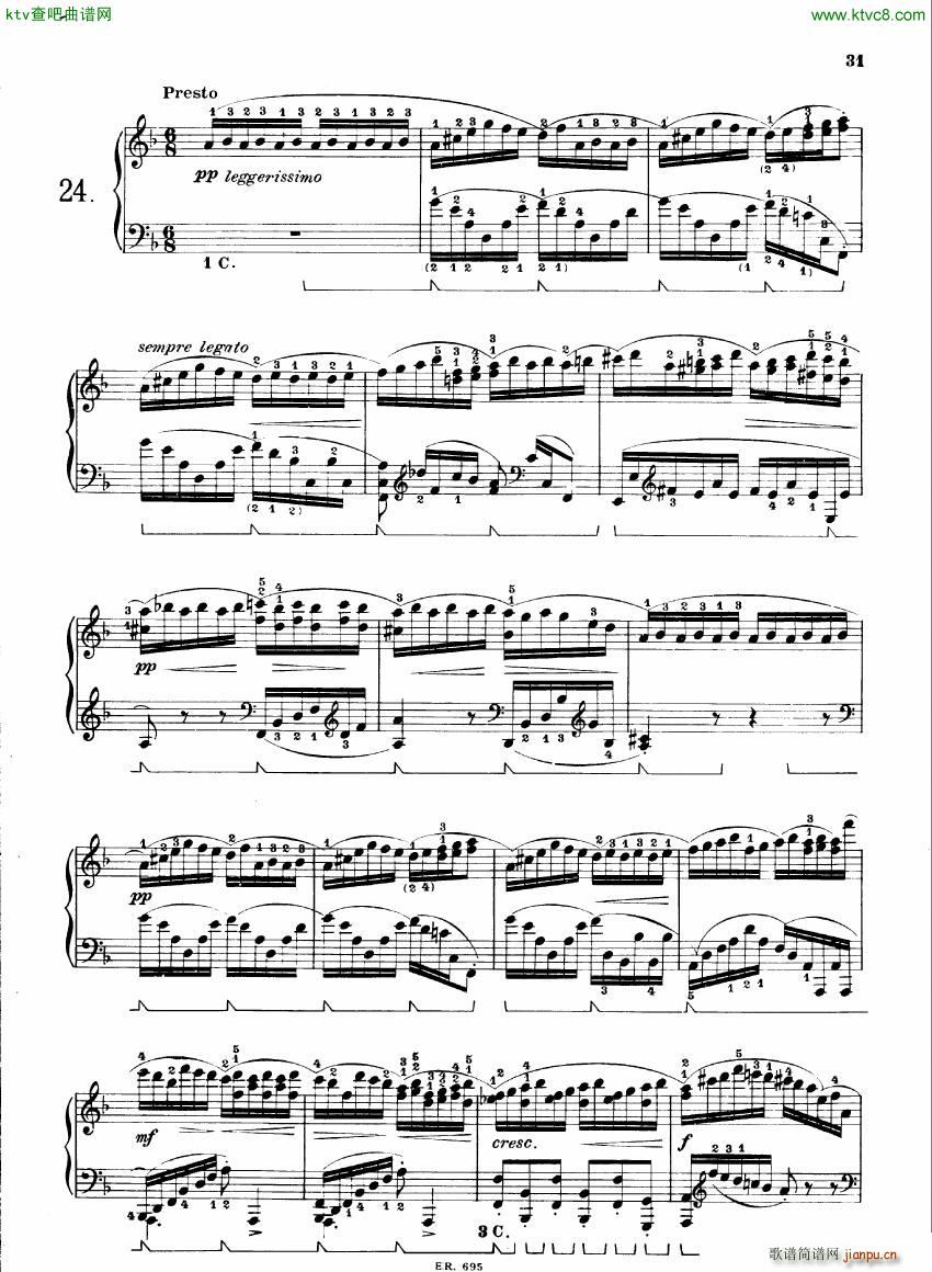 Busoni op37 Twenty Four Preludes ��(����V)23