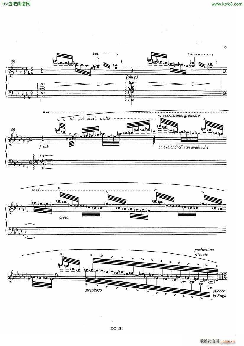 Etude No 12 Pr��lude et Fugue(����V)7