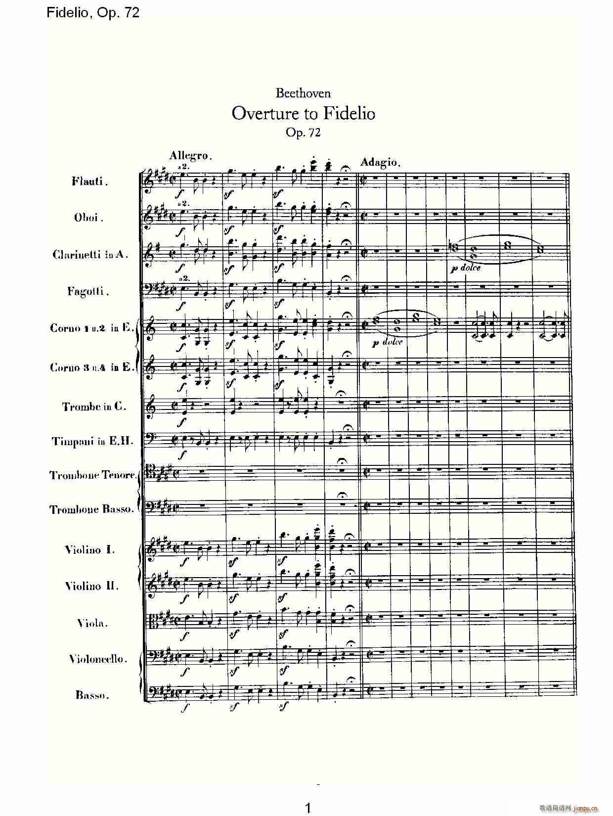 Fidelio��Op.72(ʮ�ּ�����)1