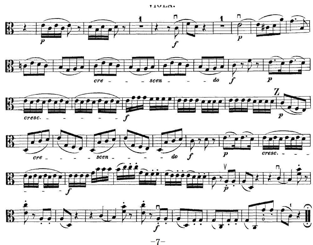 Mozart Quartet No 19 in C Major K 465 Viola(ʮ�ּ�����)7