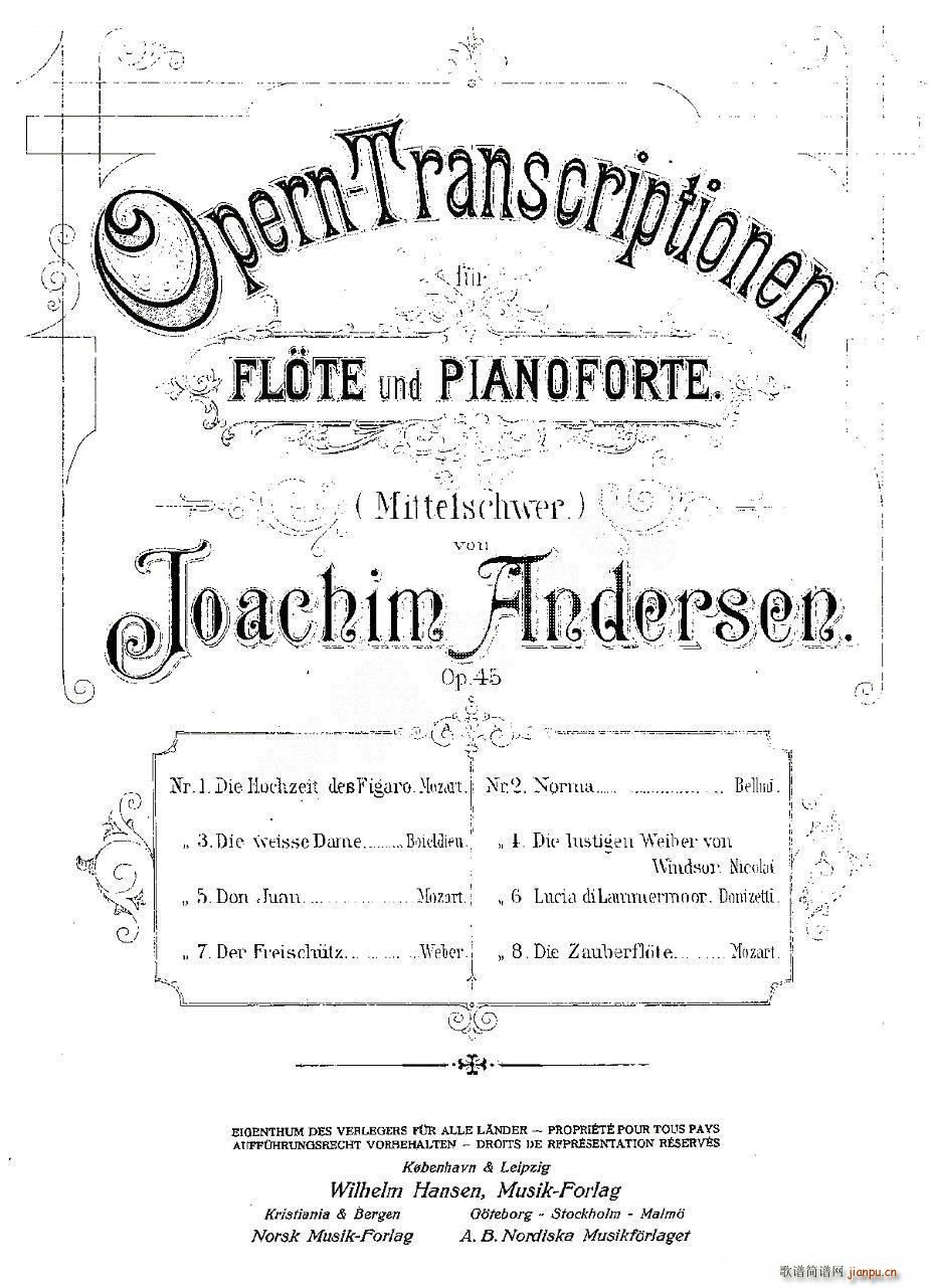Opern Transcriptionen Op 45 2 ��ʒ�V(�Ѻ��V)1