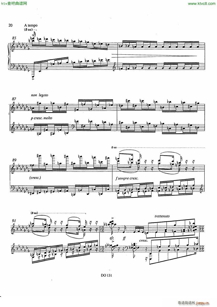 Etude No 12 Pr��lude et Fugue(����V)18