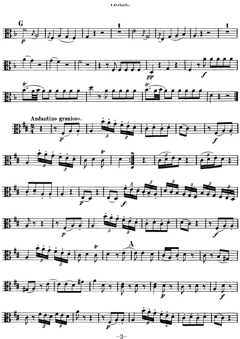 Mozart Quartet No 13 in D Minor K 173 Viola(ʮ�ּ�����)3