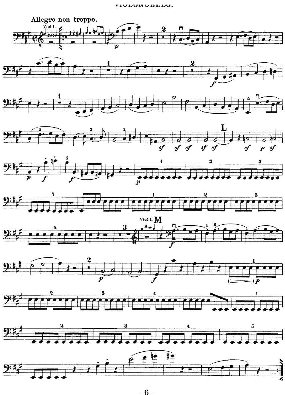 Mozart Quartet No 18 in A Major K 464 Cello(ʮ�ּ�����)6