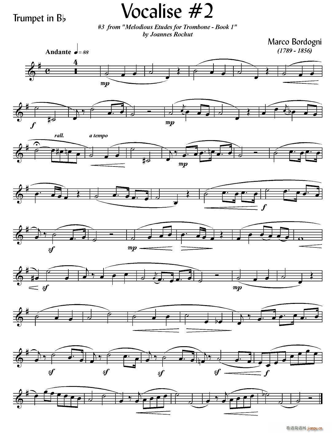 Bordogni Vocalise 2 С̖(ʮ�ּ�����)1