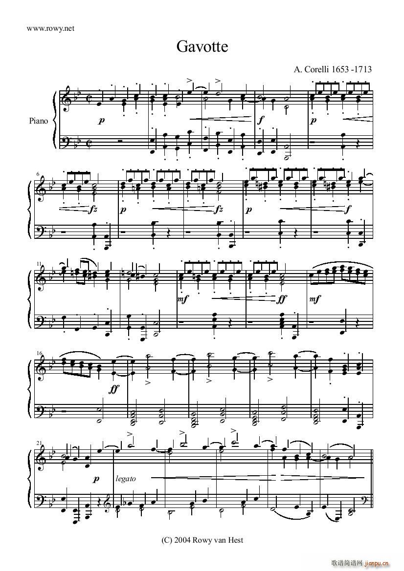 Corelli Gavotte(����V)1