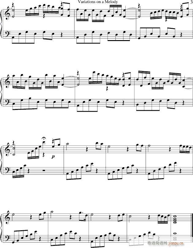 Variations on a Melody(����V)3