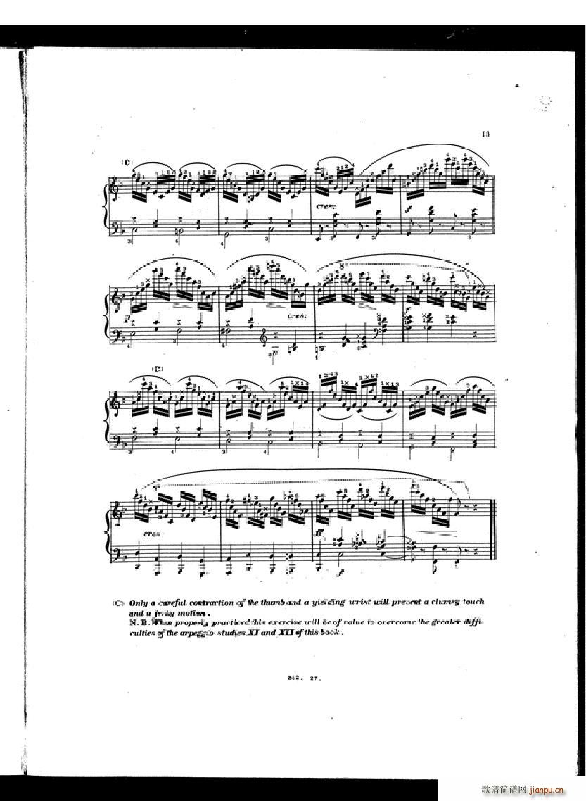 Czerny Etudes de la velocite book II(����V)11