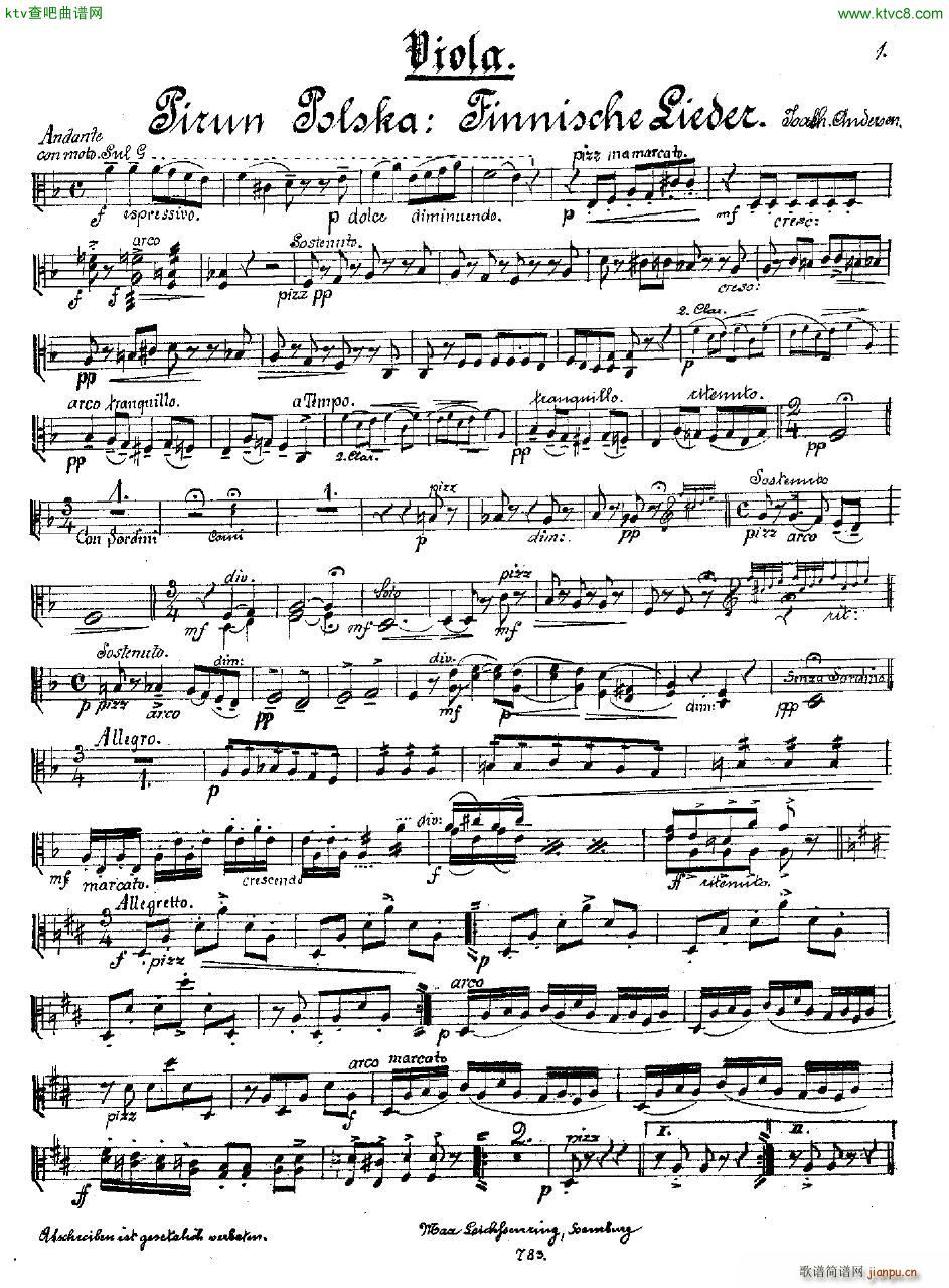 Andersen op 49 Pirun Polska orch(����V)6