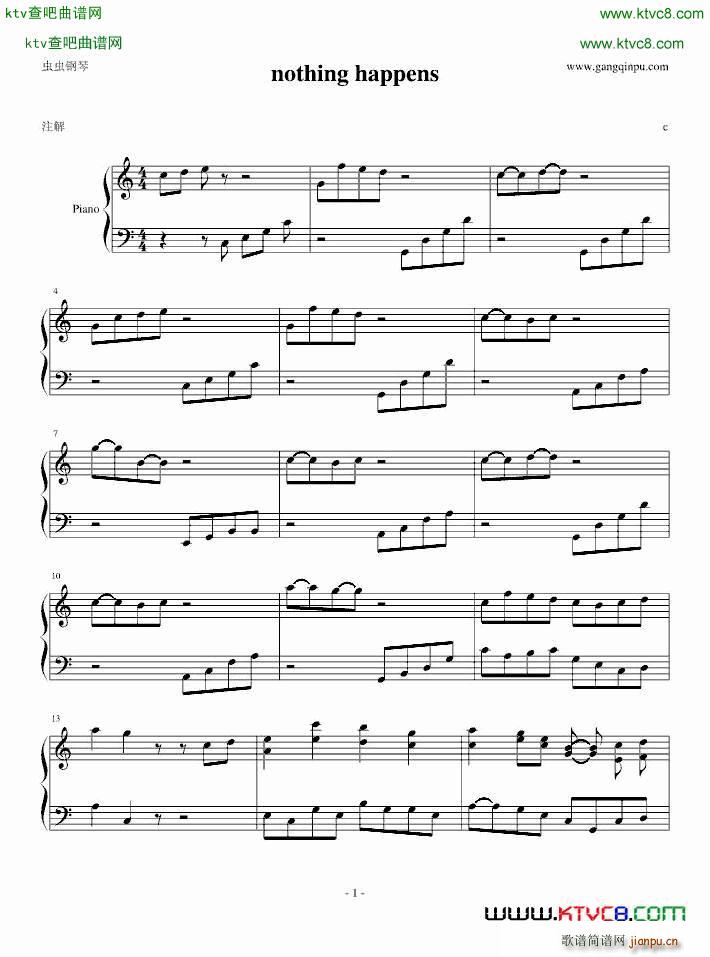 nothing happens(����V)1