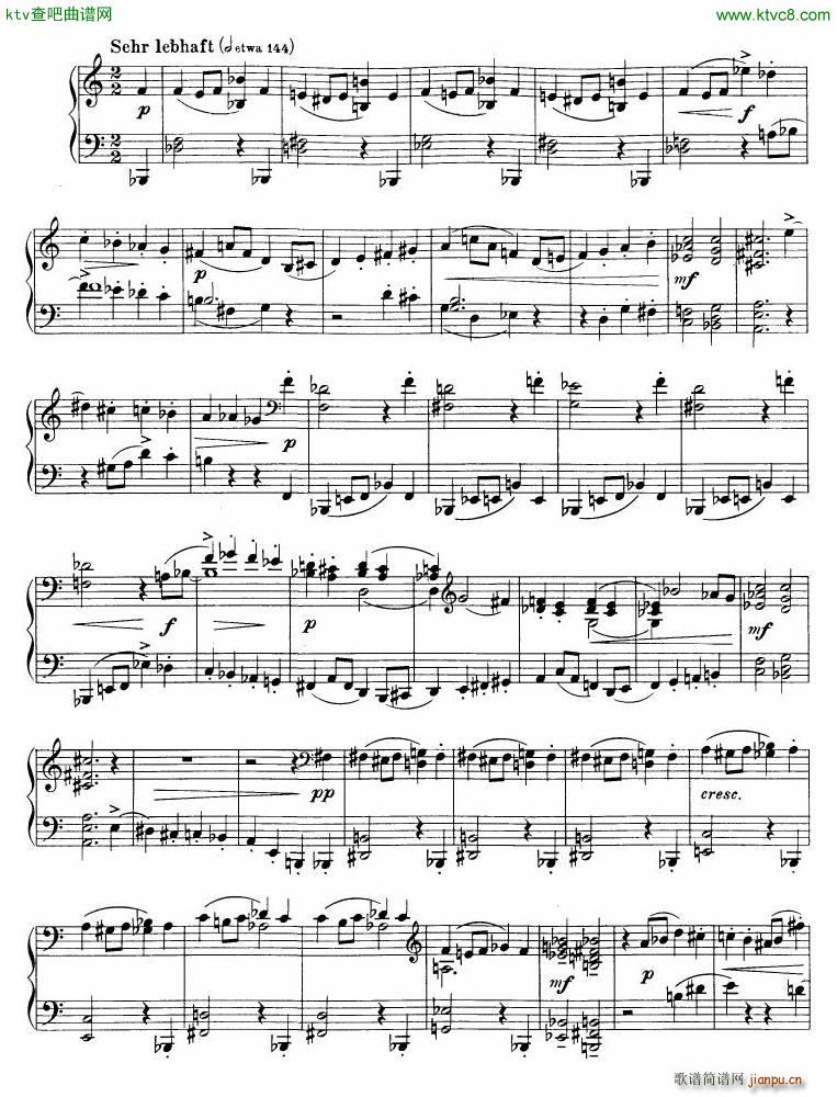 Hindemith Piano Sonata No 3(����V)6