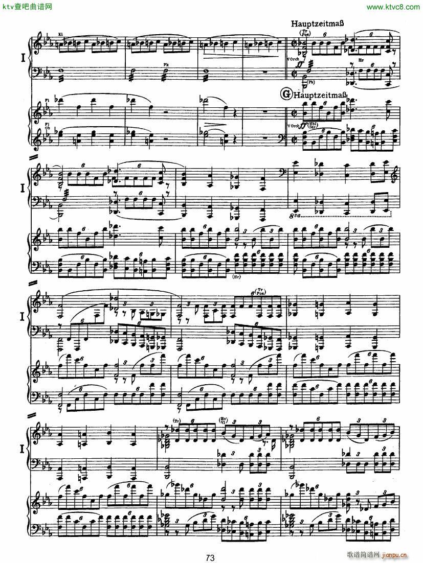 Bruckner Symphony No 4 4 hands arr ��(����V)22
