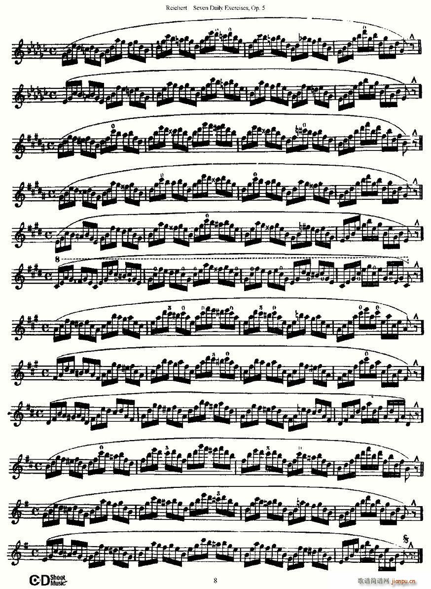Seven Daily Exercises, Op.5(ʮ�ּ�����)8