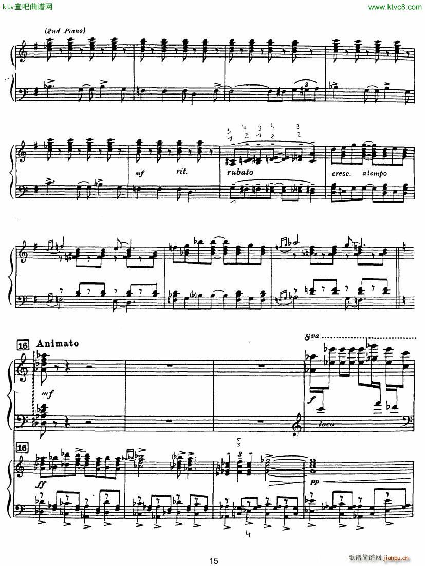 Rhapsody in Blue in Bb major Duet(����V)15