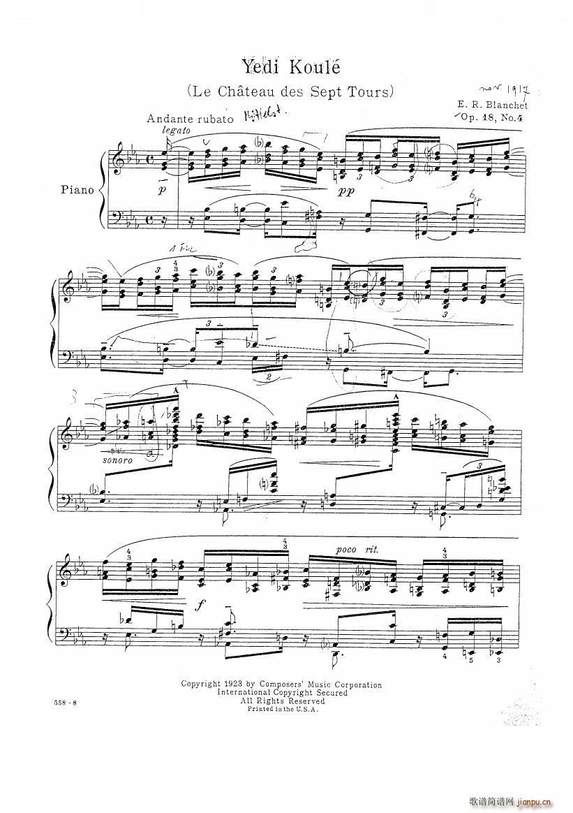 Blanchet Op 18 Turquie Op 18 Turquie(ʮ�ּ�����)16