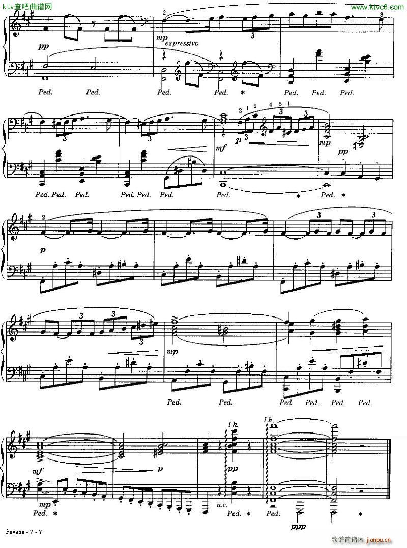 Faure 050 Pavane arr piano solo R Schultz(����V)7