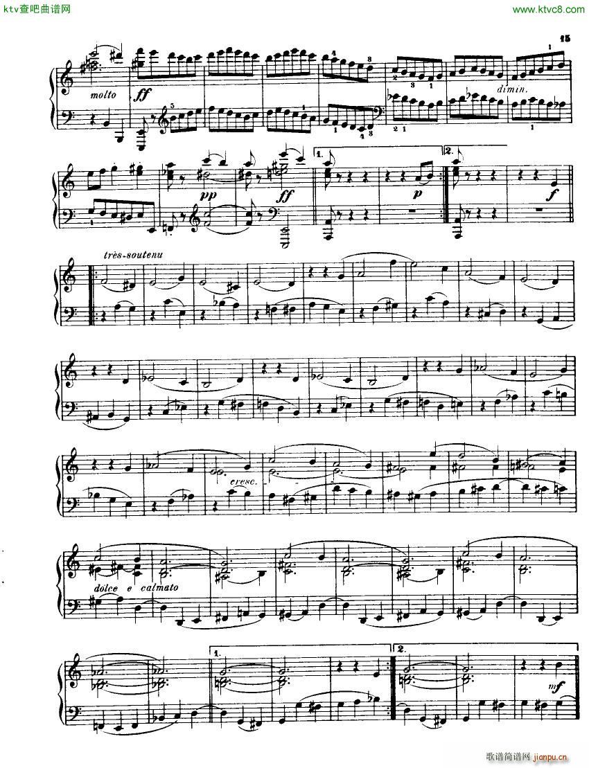 Indy Petite Sonate dans la forme classique op9(����V)13