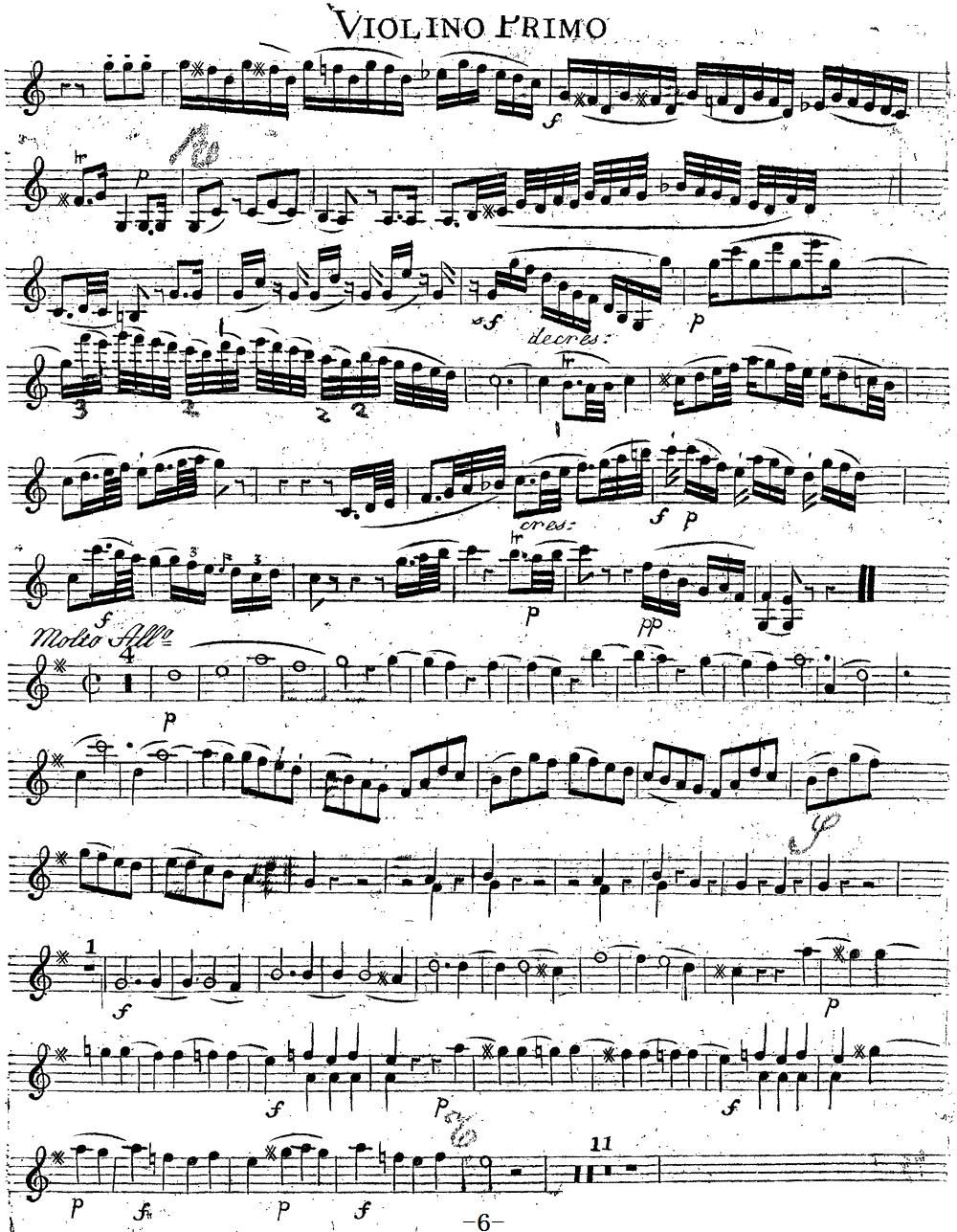 Mozart Quartet No 14 in G Major K 387 Violin 1(ʮ�ּ�����)6