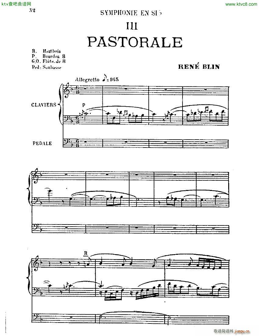 Blin Rene Symphonie mvt 3 solo organ(����V)1