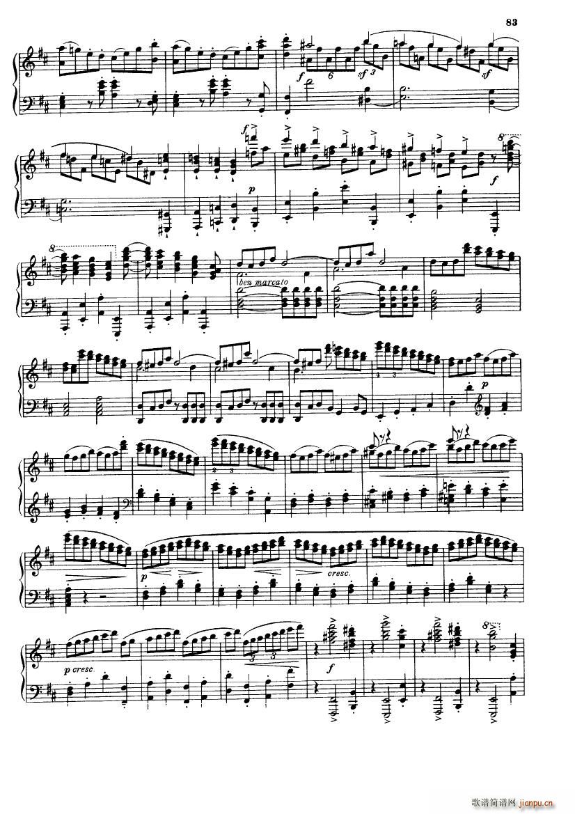 Brahms op 73 Singer Symphonie Nr 2 D Dur(����V)39