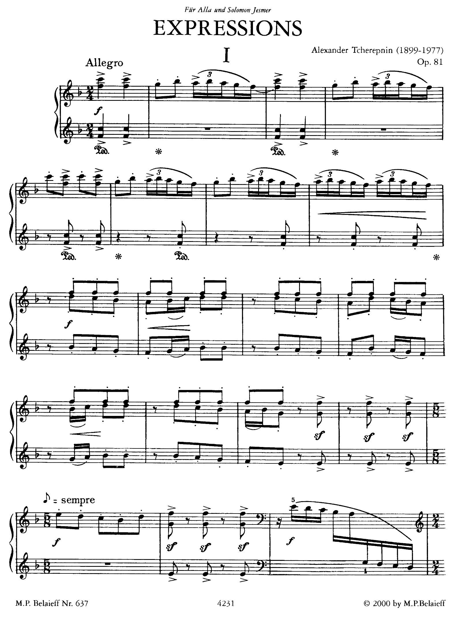 Expressions ���F�� 1(����V)1