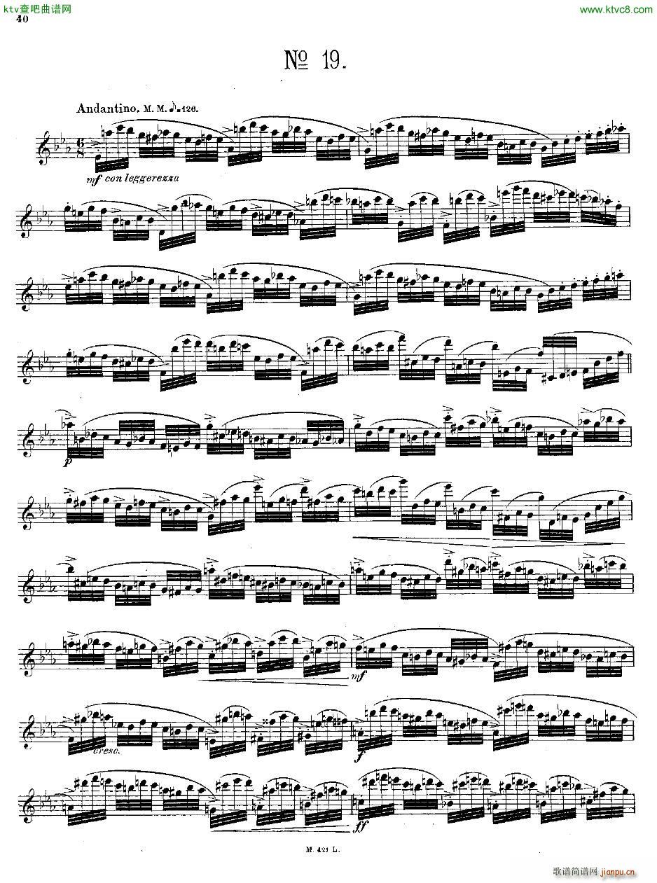 Andersen op 15 24 grosse Et��den fl solo(����V)40