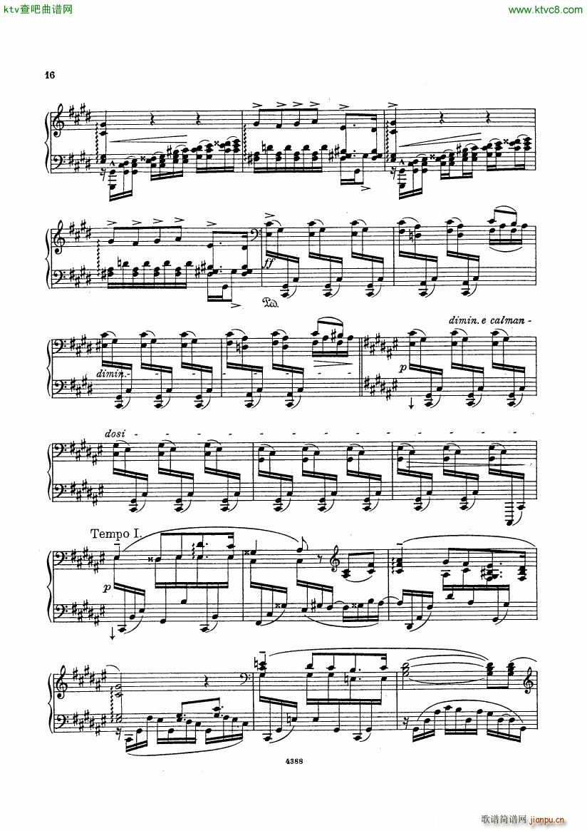 Bortkiewicz Op29 12 Etudes Nouvelles Book 1(����V)15