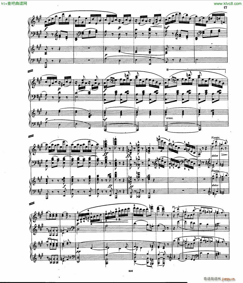 Hummel op 56 Rondo brillant pno orch(����V)16