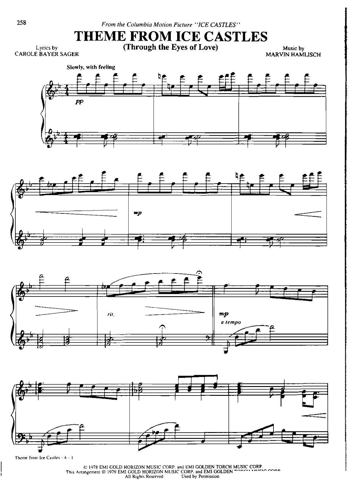 THEME FROM ICE CASTLES Dan Coates �������{ ��(����V)1