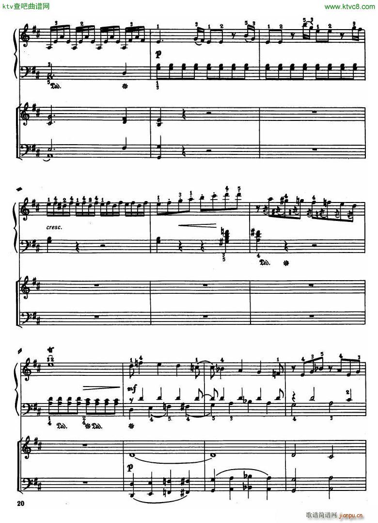 Haydn Piano Concerto in D Major 2pf(����V)18