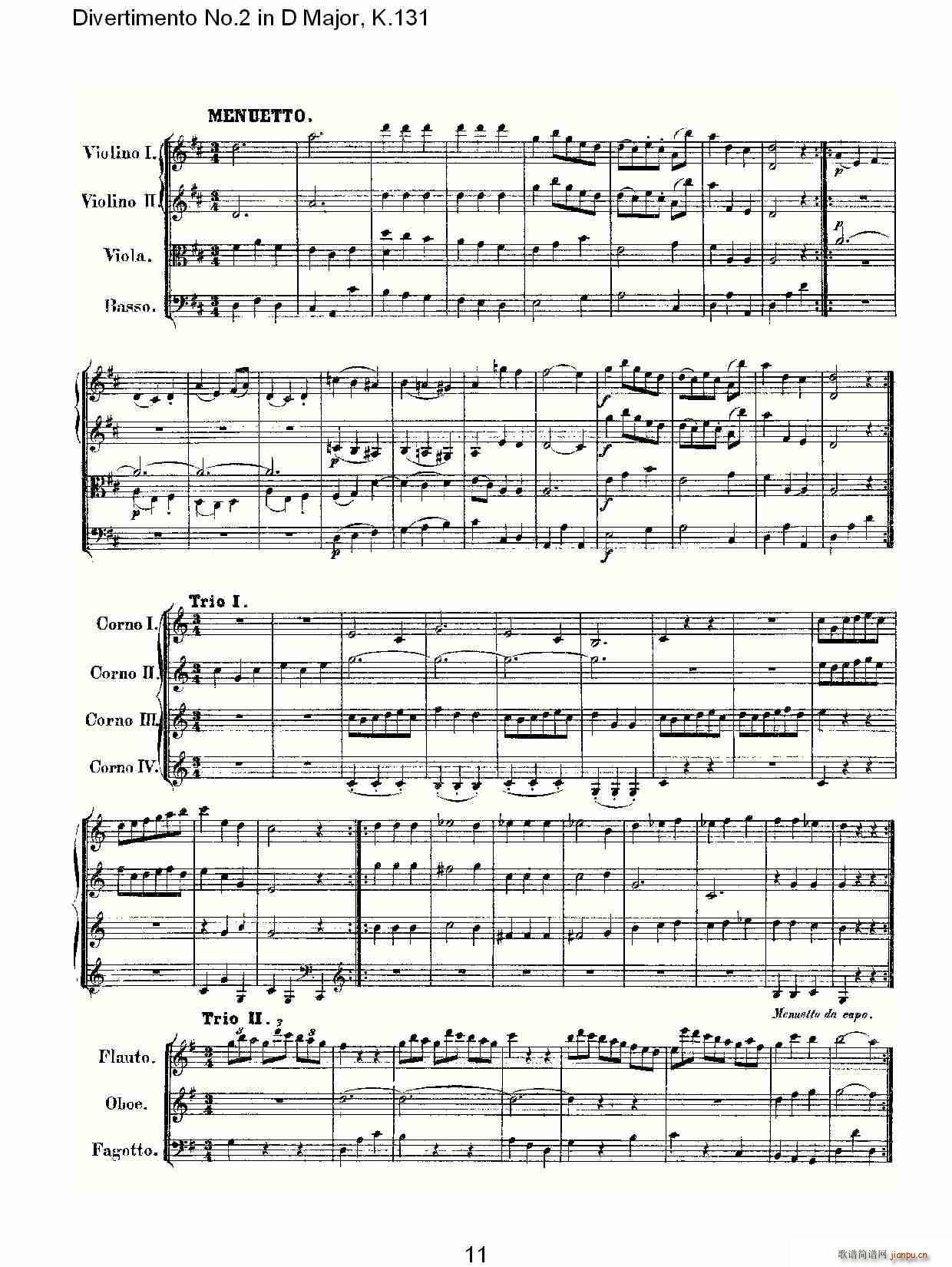 Divertimento No.2 in D Major, K.131(ʮ�ּ�����)12