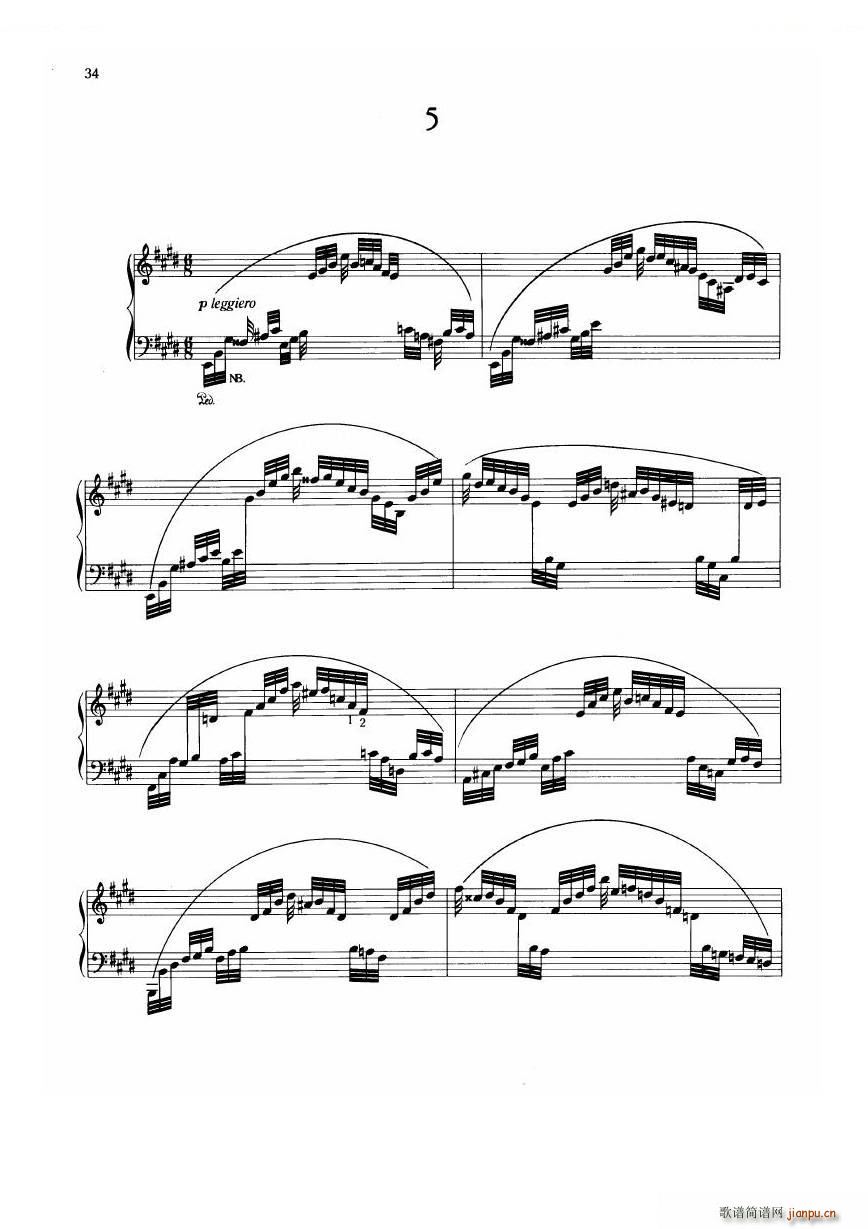Dohnanyi Etude Op 28 5 5(ʮ�ּ�����)1
