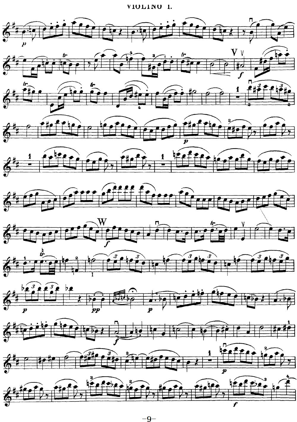 Mozart Quartet No 20 in D Major K 499 Violin 1(ʮ�ּ�����)9
