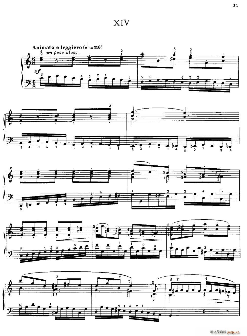 20 Petites Etudes Op 91 20��С�;����� 14(ʮ�ּ�����)1